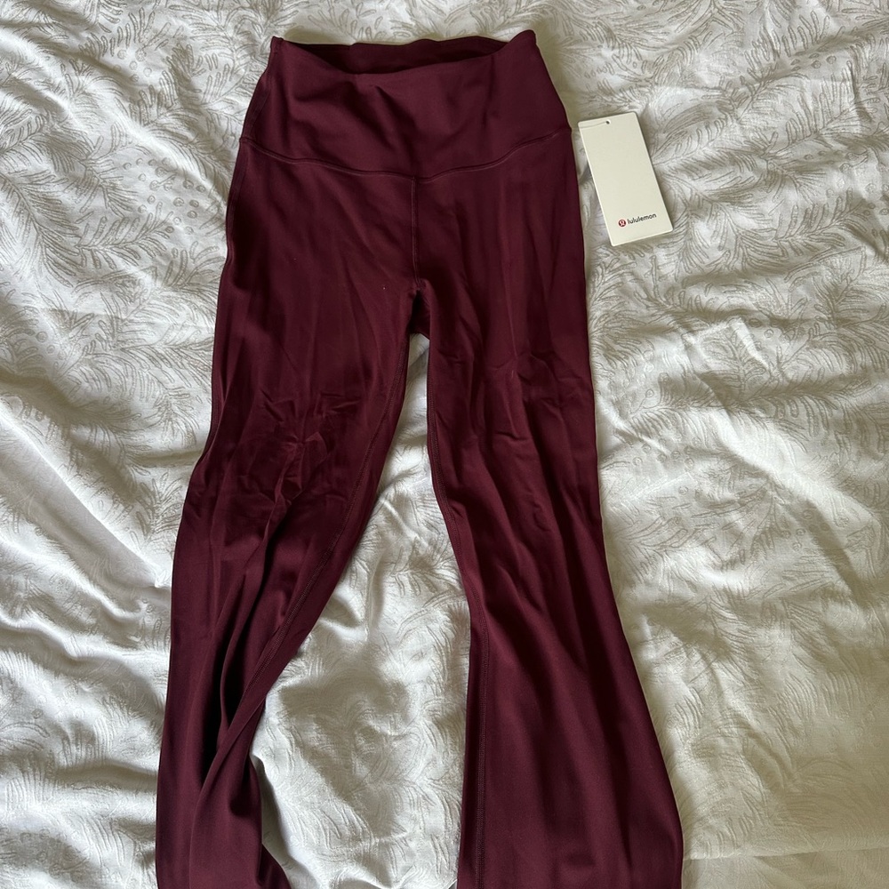Lululemon Athletica Burgundy Leggings